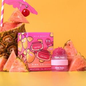 Pink Colada Lip Scrub and Balm Set